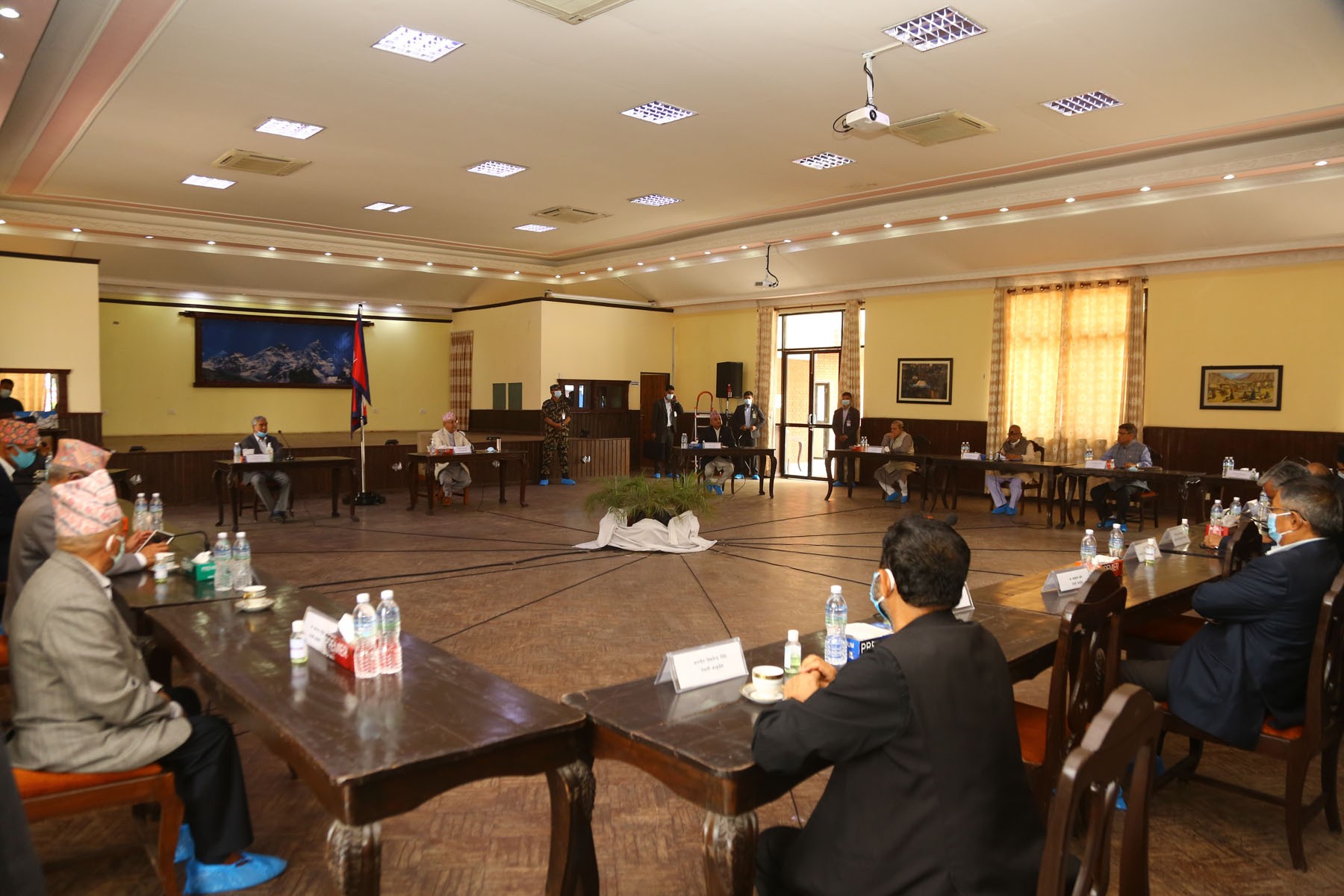 All-party meeting underway at Baluwatar